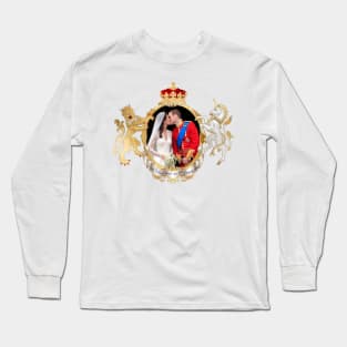 William and Kate, 2011 Royal Wedding Kiss Long Sleeve T-Shirt